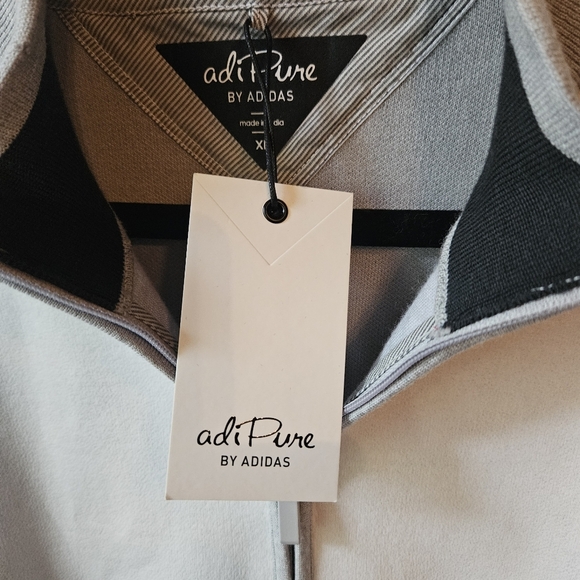 ADIDAS adiPure Men's 3/4 Zip Pullover Sweater - Picture 5 of 9